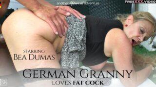 MatureNL – German granny Bea Dumas loves to fuck & suck a fat cock