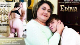 MatureNL – Hairy big breasted BBW stepmom Edina gets fucked, licked and asslicked by her toyboy stepson